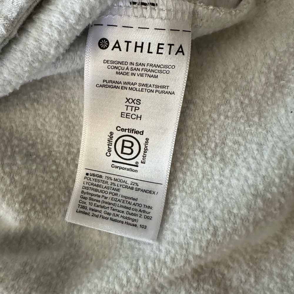 Athleta Purana Wrap Sweatshirt - Picture 8 of 12
